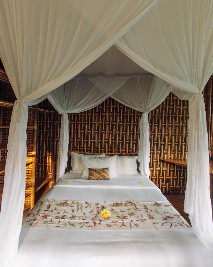 Temple House 3Bds Eco Bamboo House Pool River View Bringkit Ngoại thất bức ảnh