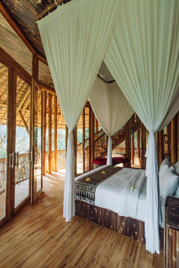Temple House 3Bds Eco Bamboo House Pool River View Bringkit Ngoại thất bức ảnh