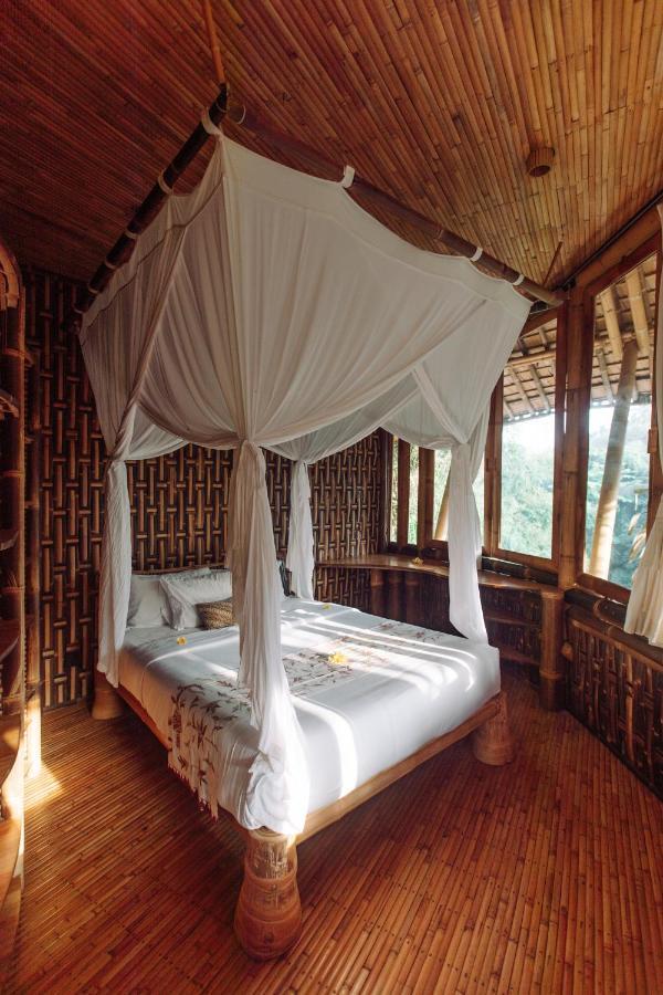 Temple House 3Bds Eco Bamboo House Pool River View Bringkit Ngoại thất bức ảnh
